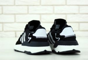 Adidas Nite Jogger черно-белые (40-44)