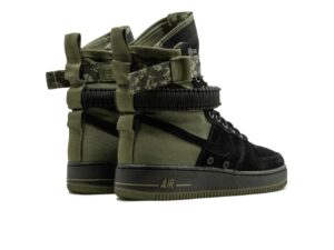 Nike Air Force 1 SF Mid черно-зеленые (40-44)