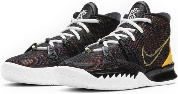 Nike Kyrie 7 черные с желто-бело-красным мужские (40-44)